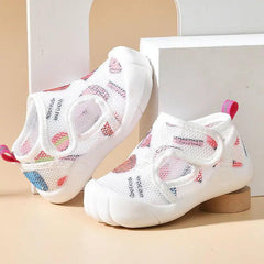 Breathable Mesh Sport Sandals for Baby Girls Lightweight Anti slip Walking Shoes
