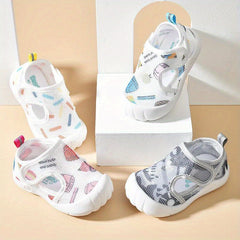 Breathable Mesh Sport Sandals for Baby Girls Lightweight Anti slip Walking Shoes