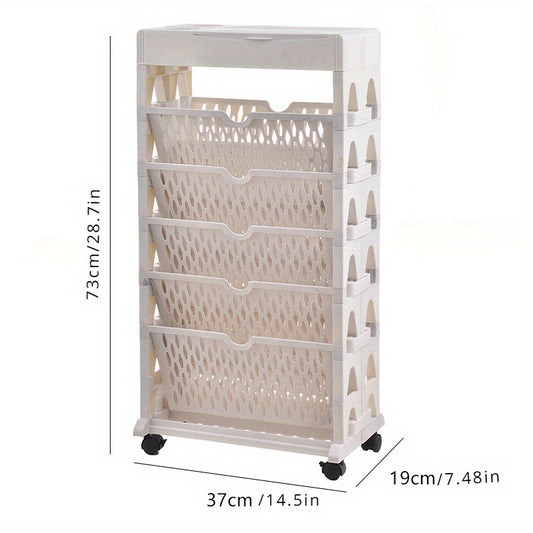 Plastic Desk Side Floor Removable Bookshelf For School Book Office Storage