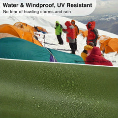 2-Person Camping Tent Double Layer Waterproof Windproof Ultralight