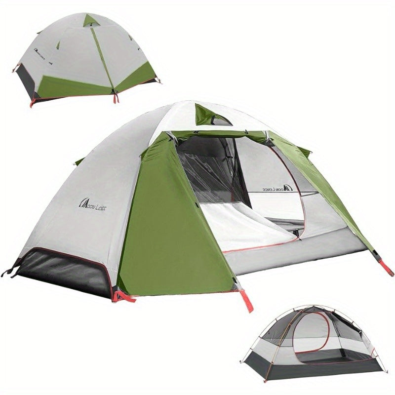 2-Person Camping Tent Double Layer Waterproof Windproof Ultralight