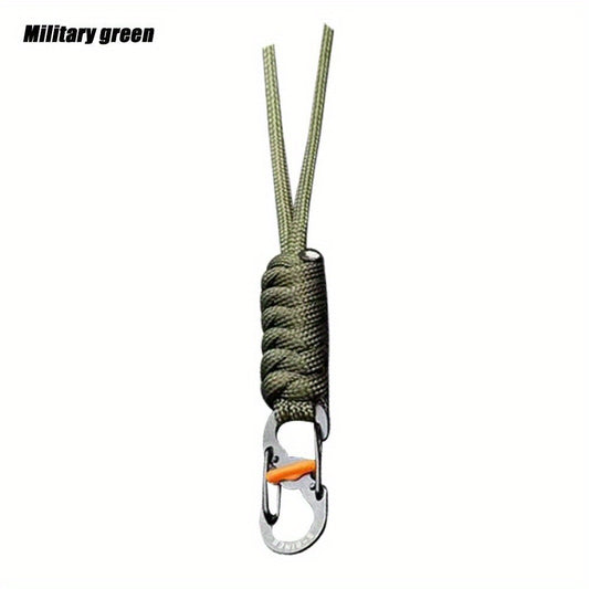 Anti Theft Keychain Lanyard High Strength Emergency Survival Backpack Key Ring
