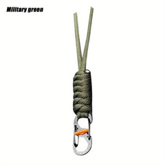 Anti Theft Keychain Lanyard High Strength Emergency Survival Backpack Key Ring