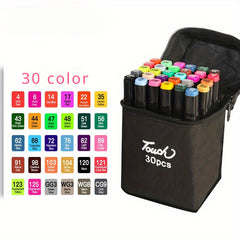 30pcs Double Headed Marker Set for Daily Entertainment