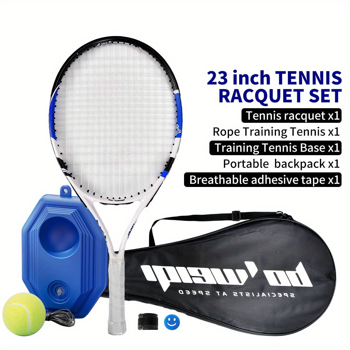 23in Tennis Racket Aluminum Alloy Carbon Fiber Tennis Racket