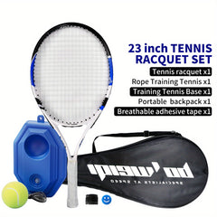 23in Tennis Racket Aluminum Alloy Carbon Fiber Tennis Racket