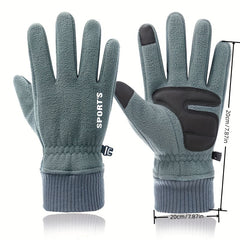 Winter Thick Warm Gloves Non-slip Touch Screen Sports Driving