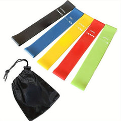 5pcs Resistance Bands Yoga Exercise Tension Fitness Training Equipment