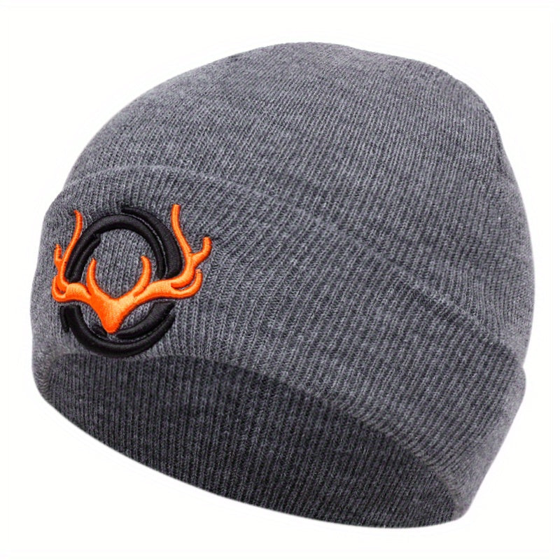 Winter Knitted Beanie Hat with Ear Protection for Outdoor Sports