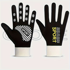 Velvet Touch Screen Windproof Coldproof Gloves for Men and Women