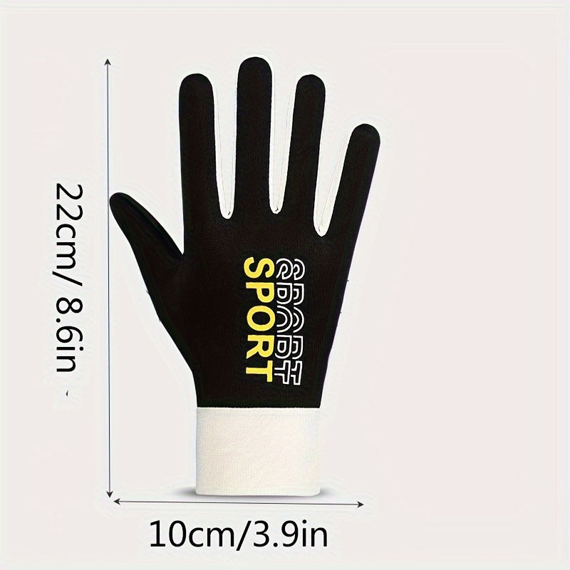 Velvet Touch Screen Windproof Coldproof Gloves for Men and Women