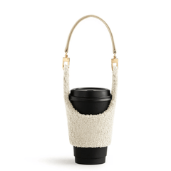 Winter Warm Plush Cup Sleeve Strap Heat resistant Anti Scalding Cup Accessories