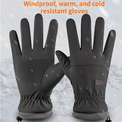 Men's Waterproof Winter Gloves for Climbing Cycling