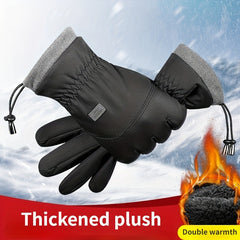 Men's Waterproof Winter Gloves for Climbing Cycling