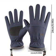 Men's Waterproof Winter Gloves for Climbing Cycling