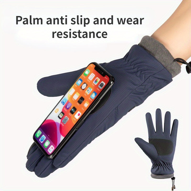Men's Waterproof Winter Gloves for Climbing Cycling