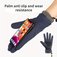 Men's Waterproof Winter Gloves for Climbing Cycling