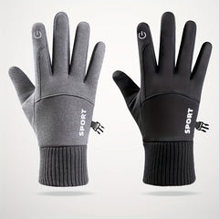 Waterproof Warm Touch Screen Sports Gloves for Snow Driving Running Cycling