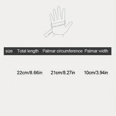 Waterproof Warm Touch Screen Sports Gloves for Snow Driving Running Cycling