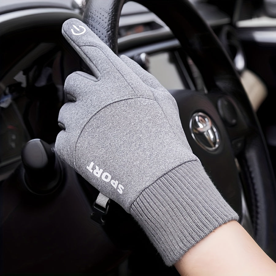 Waterproof Warm Touch Screen Sports Gloves for Snow Driving Running Cycling
