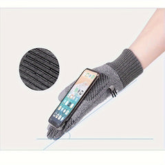 Waterproof Warm Touch Screen Sports Gloves for Snow Driving Running Cycling