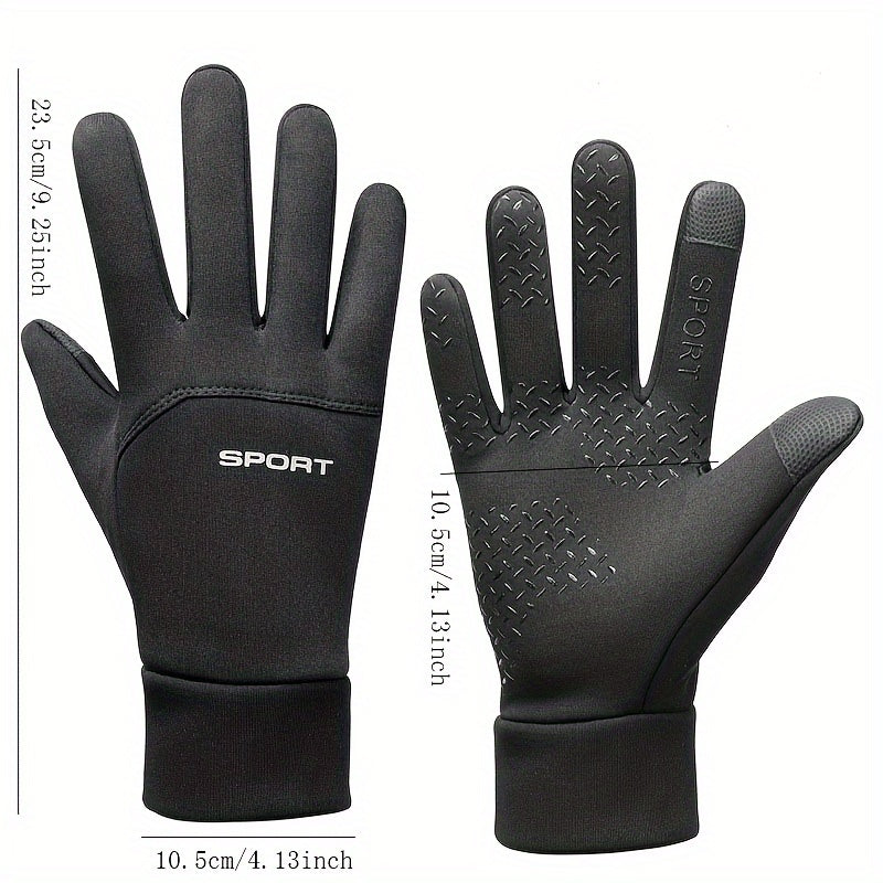 Windproof Waterproof Full Finger Gloves for Outdoor Cycling Skiing