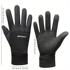 Windproof Waterproof Full Finger Gloves for Outdoor Cycling Skiing