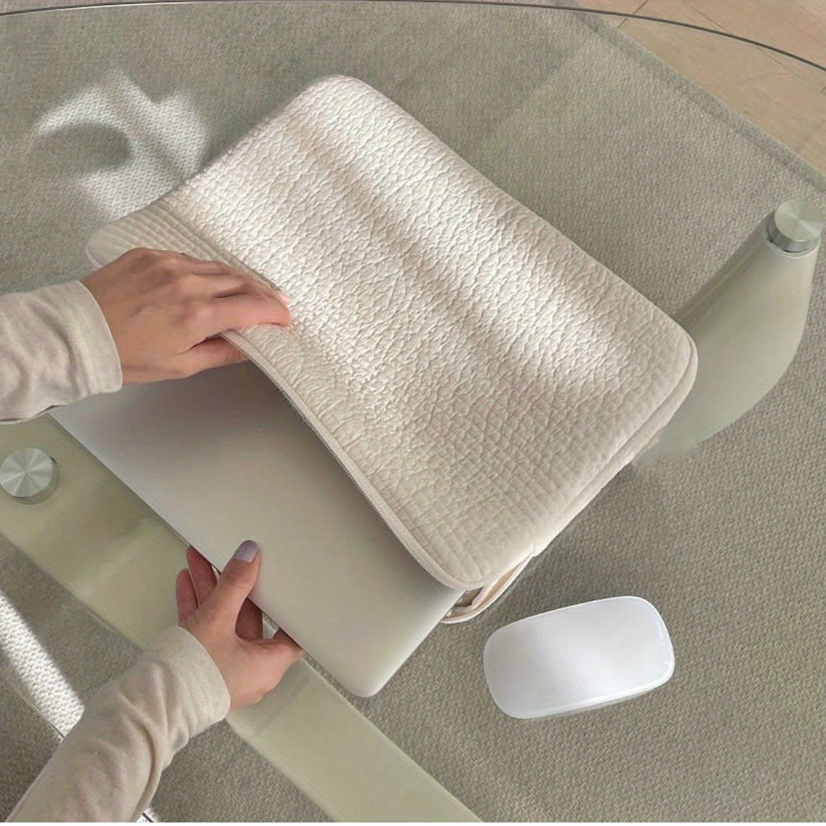 Tablet Storage Bag Scratch Resistant Durable Inner Bag