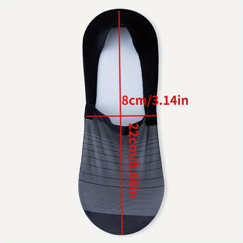 Men's Solid Liner Anklets Socks 3 Pairs