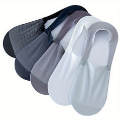 Men's Solid Liner Anklets Socks 3 Pairs