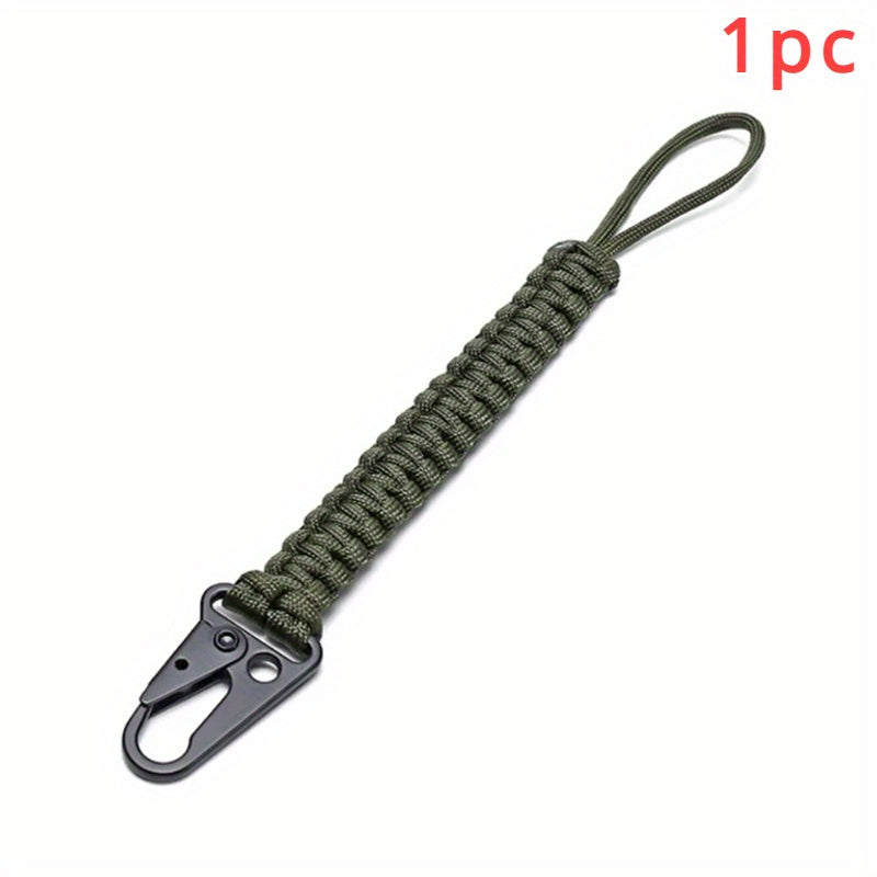 2pcs Outdoor Eagle Beak Hanging Buckle Hand-woven Backpack Carabiner