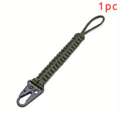 2pcs Outdoor Eagle Beak Hanging Buckle Hand-woven Backpack Carabiner