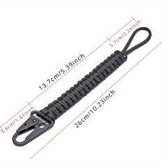 2pcs Outdoor Eagle Beak Hanging Buckle Hand-woven Backpack Carabiner