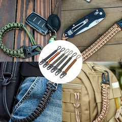 2pcs Outdoor Eagle Beak Hanging Buckle Hand-woven Backpack Carabiner
