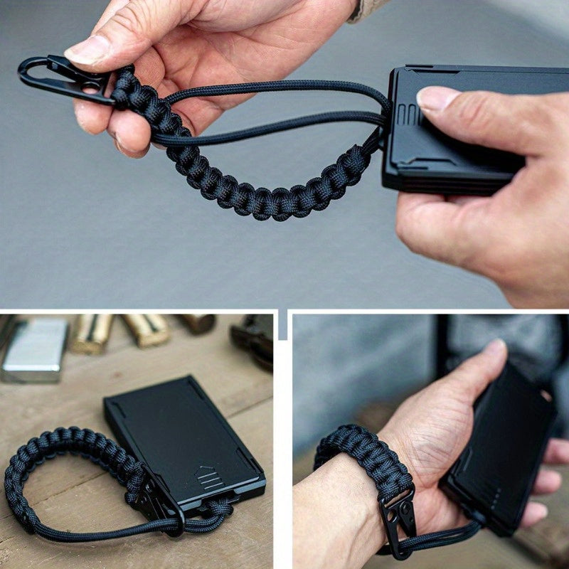 2pcs Outdoor Eagle Beak Hanging Buckle Hand-woven Backpack Carabiner