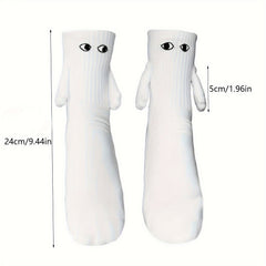 Teenager's Unisex Magnetic Crew Socks Novelty Comfy Casual Thermal Style
