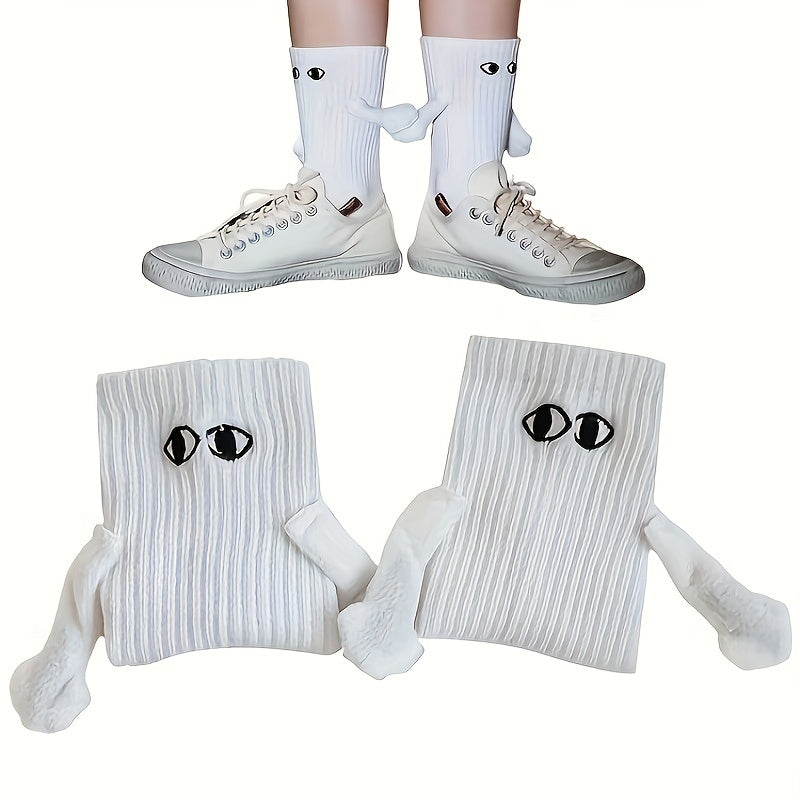 Teenager's Unisex Magnetic Crew Socks Novelty Comfy Casual Thermal Style