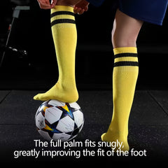 Teen's Striped Sport Socks: Comfy, Breathable, for Activities