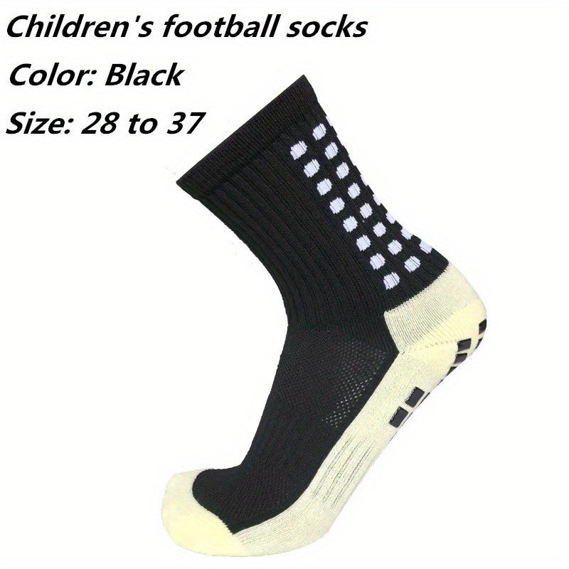 2 Pairs Boy's Mid Crew Sport Socks Sweat Absorbing Nylon Comfy Breathable Socks