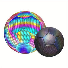 Reflective Luminous Football PU Wear-resistant Outdoor Sports Training Ball