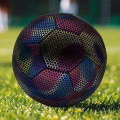 Reflective Luminous Football PU Wear-resistant Outdoor Sports Training Ball