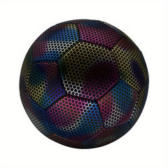 Reflective Luminous Football PU Wear-resistant Outdoor Sports Training Ball