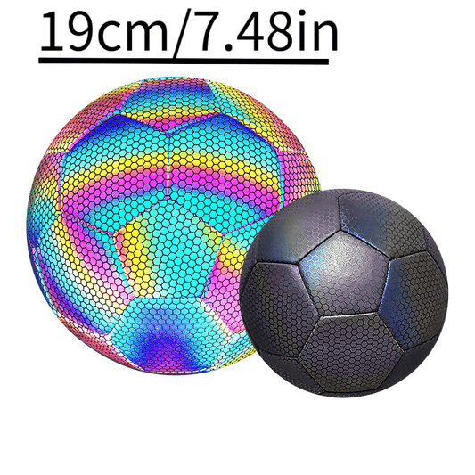 Reflective Luminous Football PU Wear-resistant Outdoor Sports Training Ball