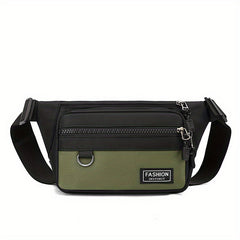 Solid Chest Bag Outdoor Sports Fanny Pack Sling Waist Bag & Crossbody Purse