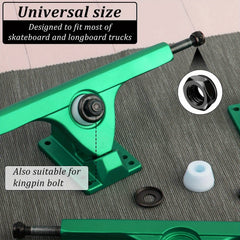 16pcs Skateboard Nuts And Washers Hardware Kit