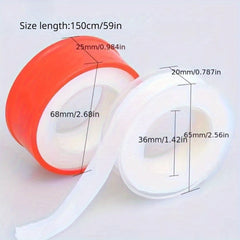 2pcs 15M PTFE Water Pipe Tape Thread Seal Tape Home Improvement