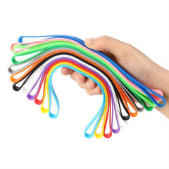 10 Large Silicone Rubber Bands Elastic Wrapping Bands for Home Office School