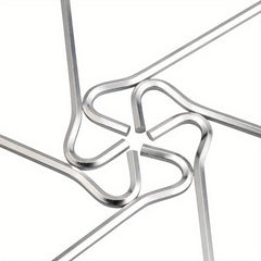 12pcs Camping Tent Stake Metal Ground Nail Garden Stake with Hook