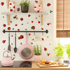 Strawberry Wall Sticker Set for Kitchen Dinning Room