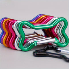 1pc Carabiner Bone Clip Clasp Snap Hook Keyring Camping